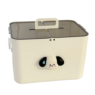 可爱双层药箱大容量家用药物药品防尘收纳盒收纳箱家庭儿童医疗箱