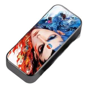 哪咤磁吸款文具盒男孩款多功能2025网红新爆款高级实用幼儿园一年级小学生习用品黑科技指纹密码锁卡通铅笔袋