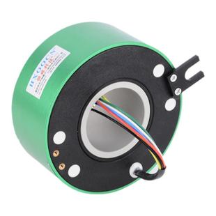 过孔导电滑环360度旋转接头防水高速大电流电刷集电环多路可定制