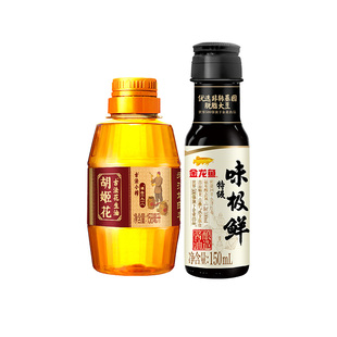 【芭芭农场】胡姬花古法小榨花生油158ml送特级味极鲜酱油150ml