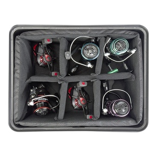 硬壳渔轮路亚轮收纳箱包水滴轮保护箱防水纺车轮收纳盒海钓鱼轮箱