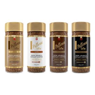 Vittoria维多利亚速溶黑咖啡粉冻干冷萃速溶粉美式拿铁 100g