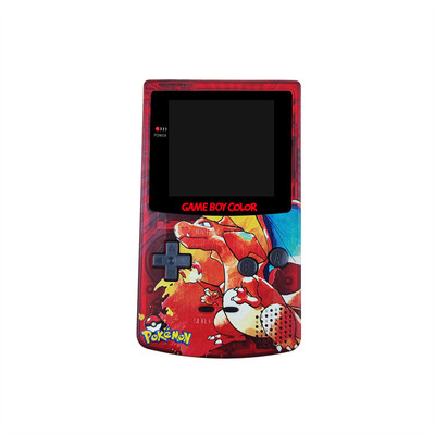 GBC GAMEBOY COLOR游戏机 高亮 掌机 点对点 全贴合 喷火龙