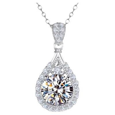 轻奢梨形小众吊坠女时尚