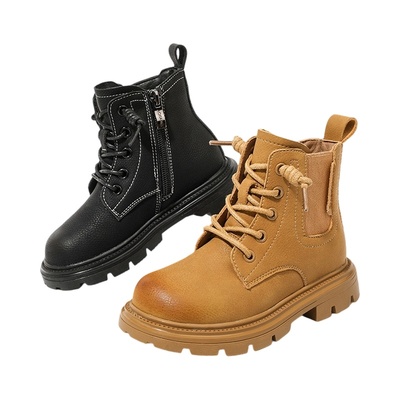 奥康3岁以上女童马丁靴软底防滑