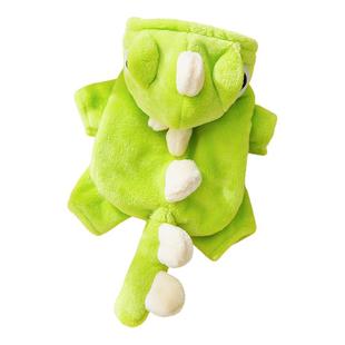 猫咪衣服秋冬装德文猫无毛布偶猫暹罗猫宠物小猫衣服防掉毛恐龙装