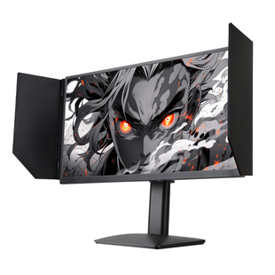 电脑显示器遮光板屏幕挡光板罩AOC华硕HKC卓威SANC242734寸通用