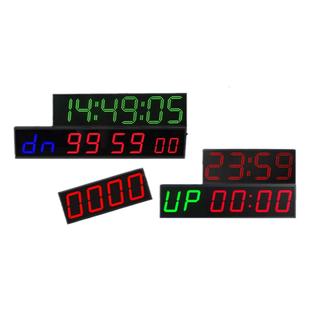 LED数字时钟大屏幕计时器电子时钟大尺寸数显温度计户外防水时钟