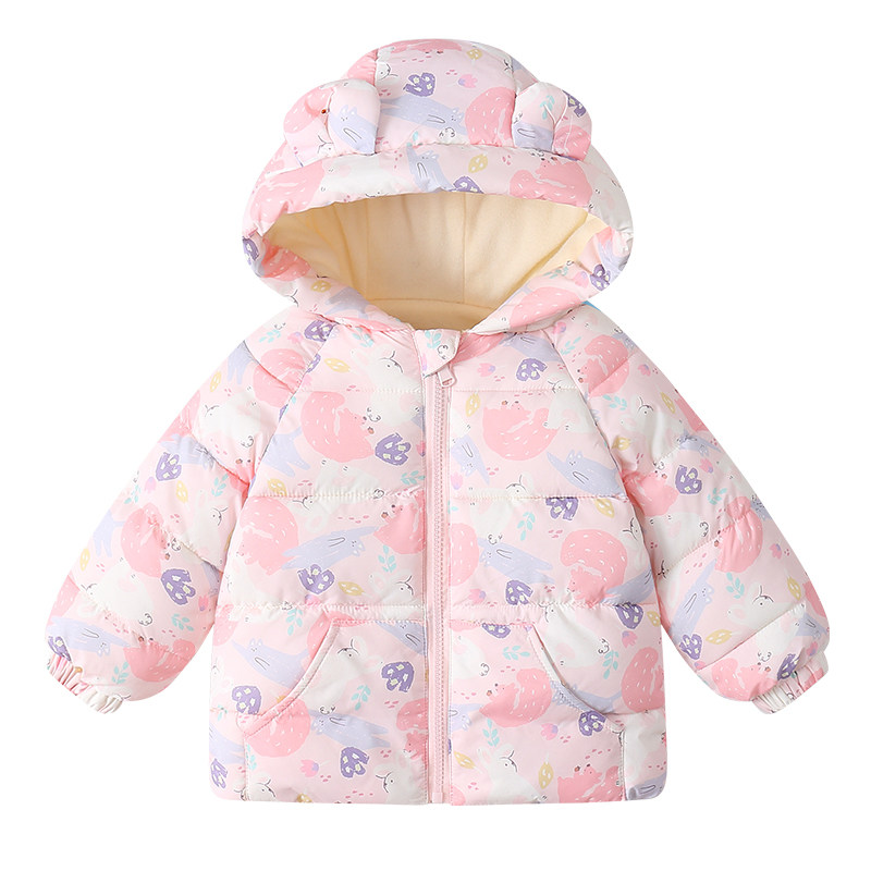 儿童棉服秋冬新款加绒加厚保暖