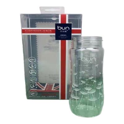 BUN贝优能玻璃奶瓶瓶身单卖宽口径120ml160ml240ML280ML原装正品