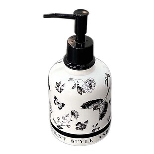 中古风陶瓷分装瓶花鸟设计高级感乳液瓶民宿酒店卫生间洗手液瓶子
