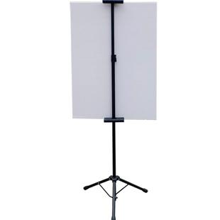 伸缩海报架kt板支撑架支架便携挂画轴广告展示架展板折叠展厅展会