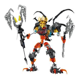 生化战士积木英雄工厂面具大师合体机器人迷你机甲拼装插骷髅hero