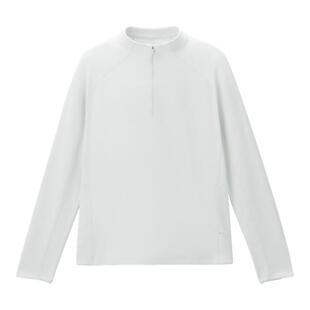 蕉下男士春夏长袖T恤半拉链绒打底衫透气速干上衣男春装防晒衣