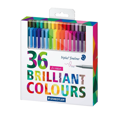 STAEDTLER36色细字少女勾线笔