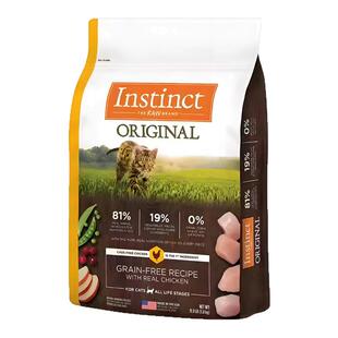 Instinct/天然百利猫粮 无谷鸡肉全价猫粮5磅/2.2kg 原装进口正品