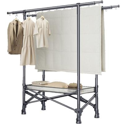 比人折叠晾衣架落地家用室外防风