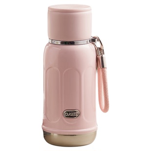 爱仕达保温杯咖啡杯小巧便携水杯女生2025新款吸管杯子高颜值礼物