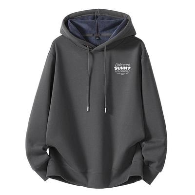 NN真维斯男款卫衣冬季新款灰色