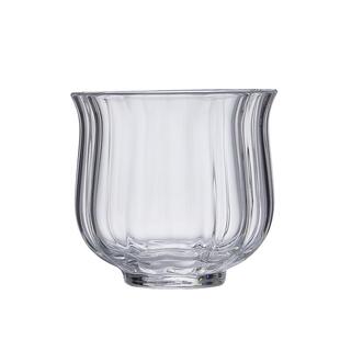 耐热玻璃品茗杯家用花瓣杯玻璃莲花北部主人杯功夫茶具日式手工杯