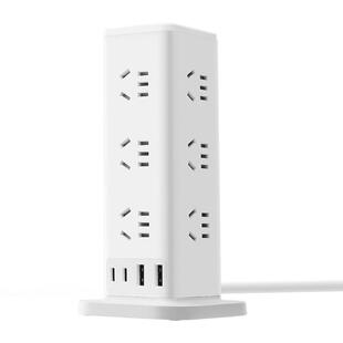 公牛桌面插座立式排插排塔型多功能插线板多孔插位电脑办公接线板