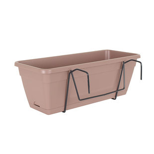 青野塑料花盆artevasi进口悬挂栏杆阳台居家种菜神器绿植多肉长方