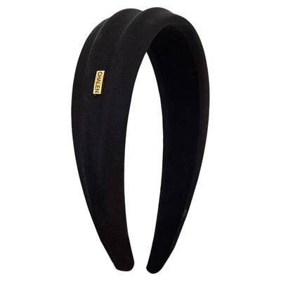 海蓝蓝金标高颅顶宽边发箍头箍