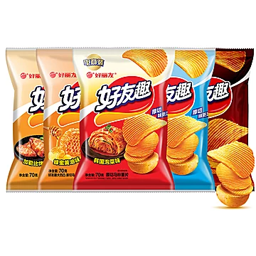 好丽友好友趣薯片70g*5包
