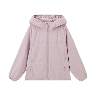 布丁哈鲁童装冬装女童韩系上衣2026秋冬新款儿童休闲奥粒绒外套