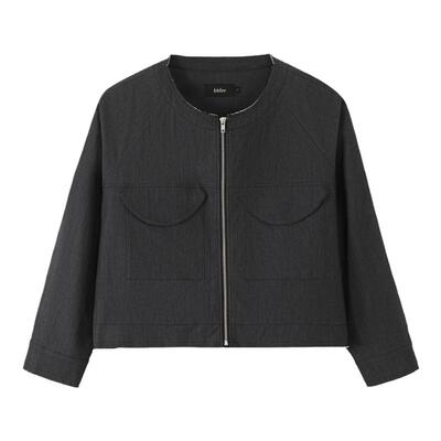 bbfer本依凡24年秋新款款拉链短款外套休闲时尚高级STSWT0152早秋