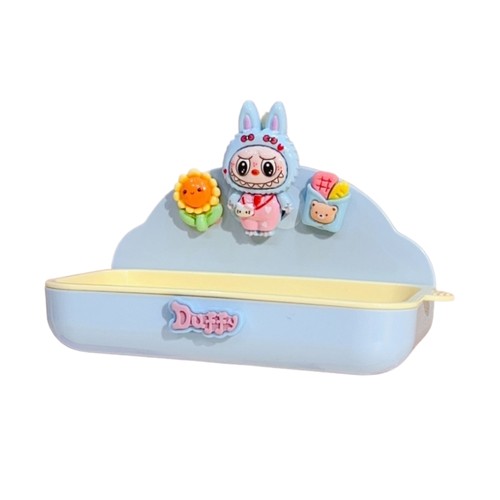 创意卡通吸壁壁挂式香皂肥皂盒卫生间强力吸盘免打孔沥水皂架可爱