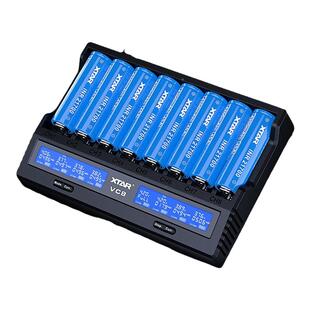 XTAR爱克斯达VC8 18650/21700/镍氢电池8槽智能充电器 多功能快充