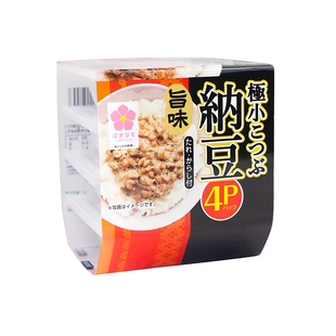 日本纳豆原装进口即食北海道滨莉拉丝纳豆拌饭寿司小粒发酵纳豆