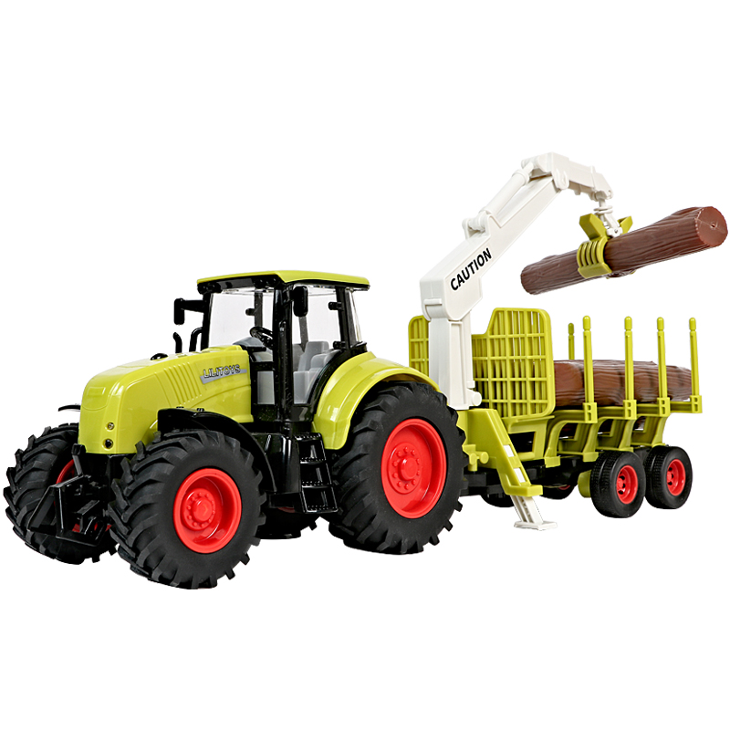 大号农场木材运输男孩玩具汽车