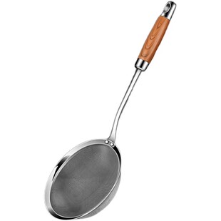 不锈钢漏勺家用厨房过滤豆浆果汁面粉网筛细网捞饺子面条油炸漏网