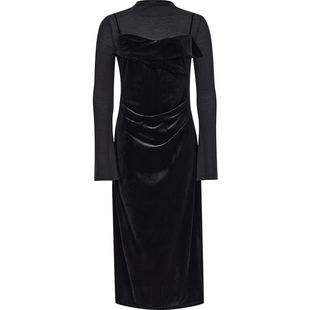 Vero Moda连衣裙女2025冬季新款收腰套装设计连衣裙32547D003