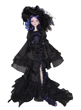 正版BJD4分娃娃暗黑魔女SD人形偶