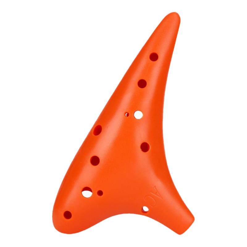 学生树脂陶笛12孔中音ac调初学入门乐器防摔儿童演奏刻名字陶笛