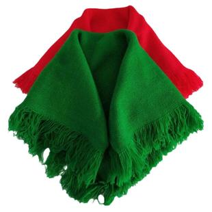 东北大花布头巾绿色包头围巾农村大妈村姑奶奶老太太女冬老人方巾