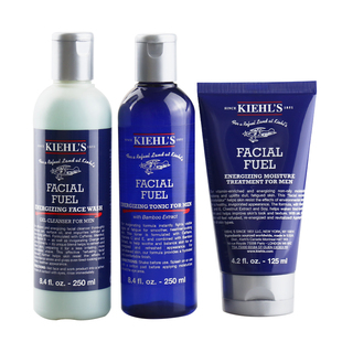 Kiehls科颜氏男士活力洗面奶水乳套装 男控油保湿水乳化妆水护肤
