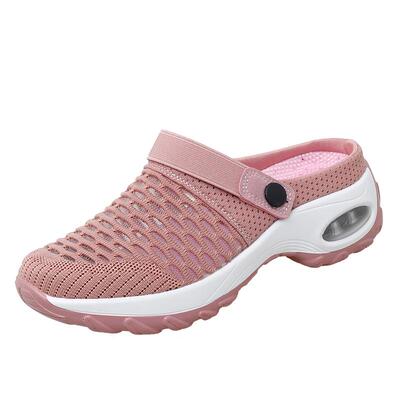 沙滩鞋女拖鞋海边度假气垫洞洞鞋