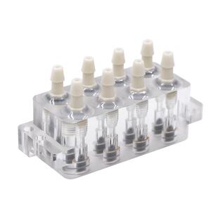 爱普生i3200(8)-A1HD喷头转接座 8通道墨水循环接头 纺织包装瓦楞数码印花机墨囊转接头 墨水分流器 分流盖