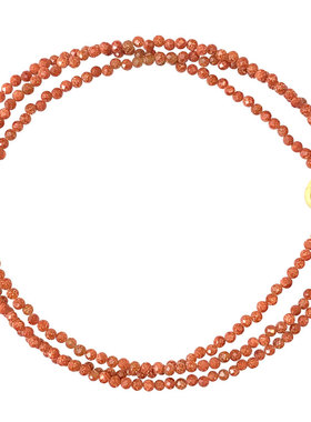 金砂石多圈手链磁吸扣星空金沙石