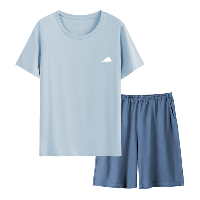 男生睡衣青少年纯家居服套装