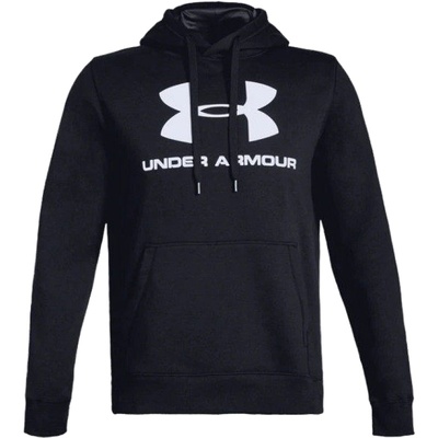 安德玛大LOGO抓绒跑步套头卫衣