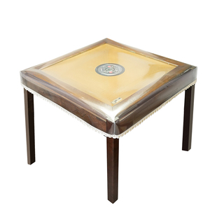 麻将机专用桌布防水防油透明桌垫免洗防灰尘正方形电炉取暖桌套罩