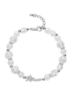 【自营】HEFANG Jewelry/何方珠宝纯净白水晶流星手链 精致闪耀