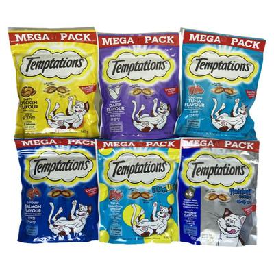 美国伟嘉猫零食洁齿饼夹心酥小食