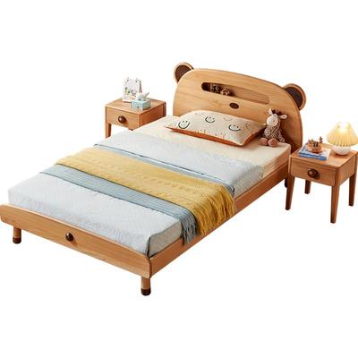 林氏家居北欧简约实木榉木儿童床