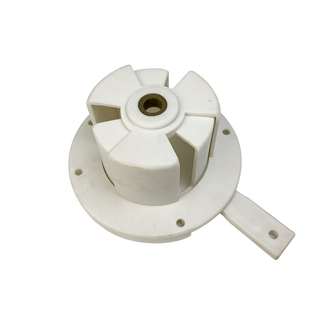 拖拉机撒肥机器配件全套农用后置施肥机主轴配件甩盘下料口撒肥料